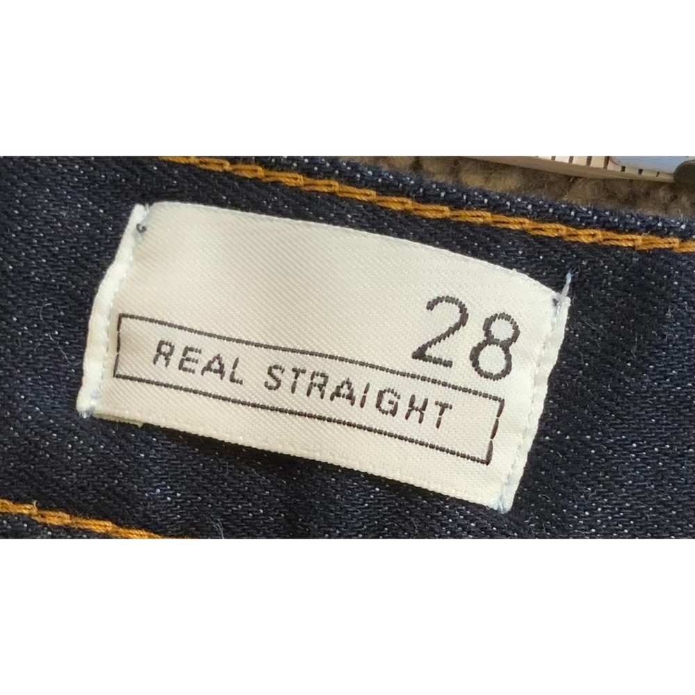 Gap Womens Jeans Size 28 Dark Blue Denim Cropped Straight Leg‎ Preppy Y2K Casual - Picture 13 of 15